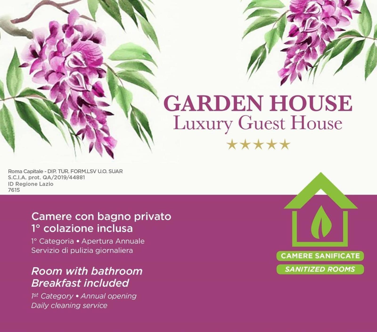 Garden House - Luxury Guest House - Overnight Stay Only โรม ภายนอก รูปภาพ